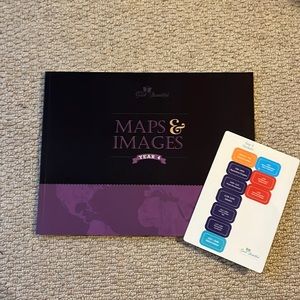 The good and the beautiful history curriculum maps and images year 4 + stickers